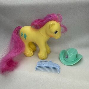 Vintage My Little Pony MLP Big Brother Tex G1 w accessories, good condition